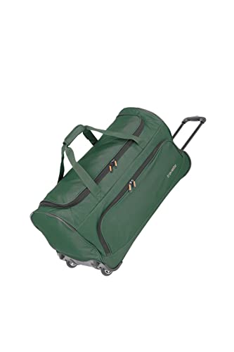 travelite 2-Rad Trolley Reisetasche Größe L, Gepäck Serie BASICS FRESH: Weichgepäck Reisetasche mit Rollen im sportlichen Design, 71 cm, 89 Liter von Travelite