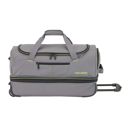 Travelite Trolley Reisetasche mit Rollen mittelgroß, erweiterbar, Basics, Weichgepäck Rolltasche mit Dehnfalte, 55 cm, 51-64 Liter Travelite Trolley Reisetasche mit Rollen mittelgroß, erweiterbar, Basics, Weichgepäck Rolltasche mit Dehnfalte, 55 cm, 51-64 Liter von Travelite