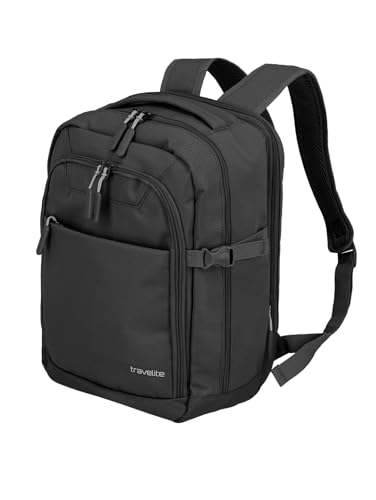 Travelite Handgepäck Rucksack, RyanAir Maße, KICK OFF, Laptop Rucksack 13 Zoll, Praktischer Rucksack mit Dehnfalte + Aufsteckfunktion, 40 cm, 20-23 Liter Travelite Handgepäck Rucksack, RyanAir Maße, KICK OFF, Laptop Rucksack 13 Zoll, Praktischer Rucksack mit Dehnfalte + Aufsteckfunktion, 40 cm, 20-23 Liter von Travelite