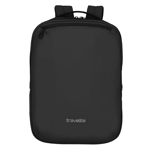 Travelite Handgepäck Rucksack, Laptopfach 14 Zoll, wasserabweisender Tagesrucksack mit Aufsteckfunktion, 40 cm, 12 Liter, 400 Gramm Travelite Handgepäck Rucksack, Laptopfach 14 Zoll, wasserabweisender Tagesrucksack mit Aufsteckfunktion, 40 cm, 12 Liter, 400 Gramm von Travelite