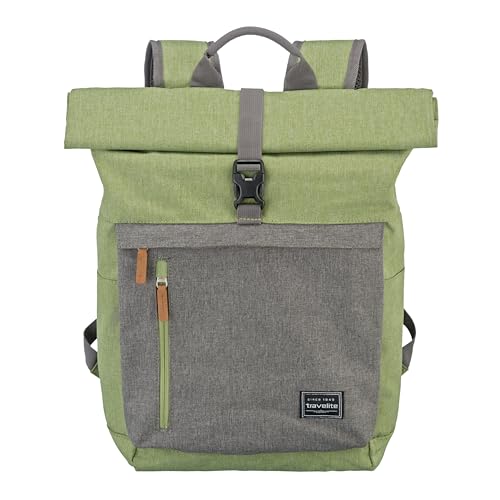 Travelite Handgepäck Rucksack, Laptop Rucksack 15,6 Zoll, BASICS, Reiserucksack Rolltop Funktion, 60 cm, 35 Liter Travelite Handgepäck Rucksack, Laptop Rucksack 15,6 Zoll, BASICS, Reiserucksack Rolltop Funktion, 60 cm, 35 Liter von Travelite