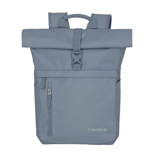 Travelite Handgepäck Rucksack, Laptop Rucksack 15,6 Zoll, BASICS, Reiserucksack Rolltop Funktion, 60 cm, 35 Liter Travelite Handgepäck Rucksack, Laptop Rucksack 15,6 Zoll, BASICS, Reiserucksack Rolltop Funktion, 60 cm, 35 Liter von Travelite
