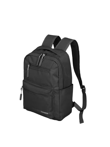 travelite Handgepäck Rucksack mit gepoltertem Laptopfach, Laptop Rucksack 13 Zoll, KICK OFF, Tagesrucksack für Urlaub und Sport, 40 cm, 17 Liter von Travelite