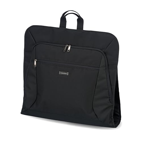 travelite Kleidertasche für Anzüge und Hemden, Gepäck Serie MOBILE: Knitterfrei reisen mit der Kleidersack Anzugtasche ,001717-01, 107 cm, 15 Liter, schwarz von Travelite