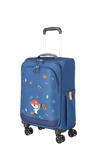 Travelite Kinderkoffer mit 4 Rollen für Mini-Weltentdecker, Handgepäck Kindertrolley MINIMOVER aus recyceltem Polyester, 55 cm, 2,0 kg von Travelite