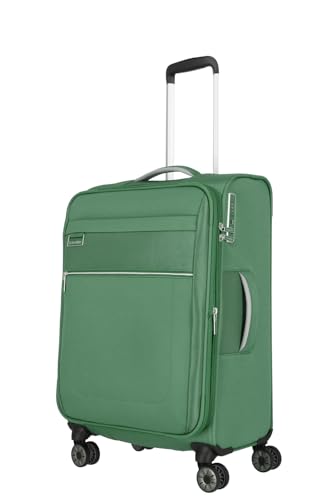 Travelite Reisekoffer mittelgroß mit Dehnfalte, nachhaltig, 4 Rollen, MIIGO, Weichgepäck Trolley aus recyceltem Material, TSA Schloss, 67 cm, 61-66 Liter Travelite Reisekoffer mittelgroß mit Dehnfalte, nachhaltig, 4 Rollen, MIIGO, Weichgepäck Trolley aus recyceltem Material, TSA Schloss, 67 cm, 61-66 Liter von Travelite