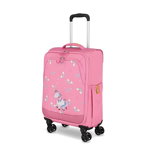 Travelite Kinderkoffer mit 4 Rollen für Mini-Weltentdecker, Handgepäck Kindertrolley MINIMOVER aus recyceltem Polyester, 55 cm, 2,0 kg Travelite Kinderkoffer mit 4 Rollen für Mini-Weltentdecker, Handgepäck Kindertrolley MINIMOVER aus recyceltem Polyester, 55 cm, 2,0 kg von Travelite