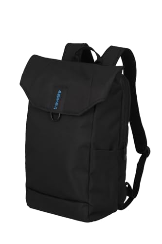 Travelite Handgepäck Rucksack, Laptop Rucksack 17,3 Zoll mit zusätzlichem Tabletfach, PATHWAY Fold, Tagesrucksack aus recyceltem Polyester mit Magnetverschluss, Aufsteckfunktion, 48 cm, 24 Liter Travelite Handgepäck Rucksack, Laptop Rucksack 17,3 Zoll mit zusätzlichem Tabletfach, PATHWAY Fold, Tagesrucksack aus recyceltem Polyester mit Magnetverschluss, Aufsteckfunktion, 48 cm, 24 Liter von Travelite