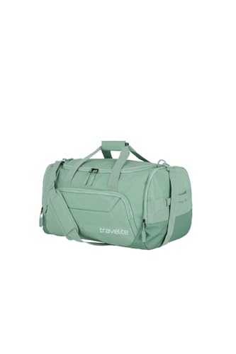 travelite Reisetasche Weekender, Kick Off, Leichte Handgepäck Reisetasche für Urlaub und Sport, 50 cm, 45 Liter, Salbei von Travelite