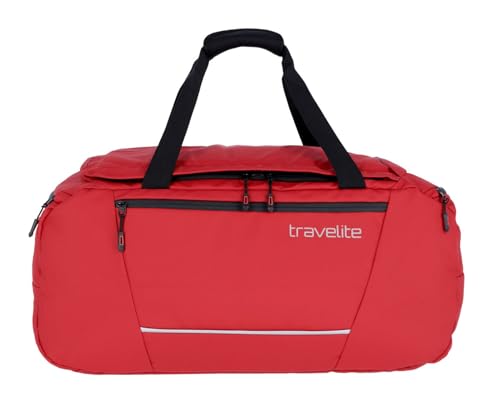 travelite Reisetasche aus wasserabweisendem Plane Material, Gepäck Serie Basics: Praktische Tasche für Urlaub und Sport, 60 cm, 51 Liter von Travelite