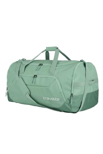 travelite Reisetasche groß XL, Kick Off, Leichte Tasche für Urlaub und Sport, Schwimmbad, Klinikaufenthalt, 70 cm, 120 Liter, Salbei von Travelite