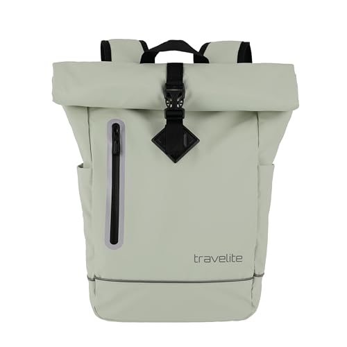 Travelite Rolltop Rucksack wasserfest, Fahrradrucksack, Freizeitrucksack mit Rolltop Verschluss & Reflektoren, BASICS, 48 cm, 19 Liter Travelite Rolltop Rucksack wasserfest, Fahrradrucksack, Freizeitrucksack mit Rolltop Verschluss & Reflektoren, BASICS, 48 cm, 19 Liter von Travelite