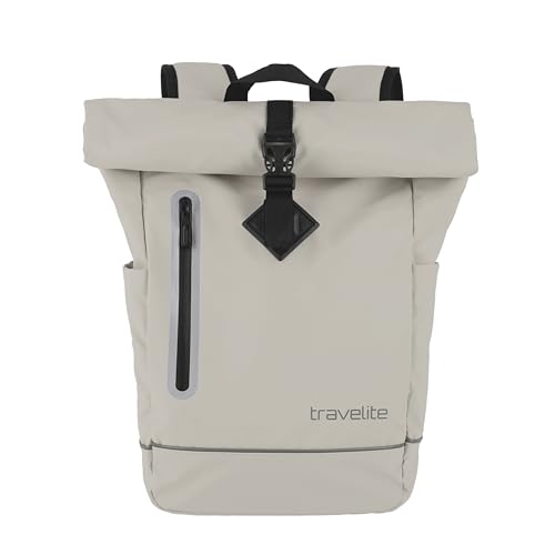 Travelite Rolltop Rucksack wasserfest, Fahrradrucksack, Freizeitrucksack mit Rolltop Verschluss & Reflektoren, BASICS, 48 cm, 19 Liter Travelite Rolltop Rucksack wasserfest, Fahrradrucksack, Freizeitrucksack mit Rolltop Verschluss & Reflektoren, BASICS, 48 cm, 19 Liter von Travelite