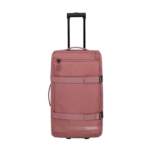 travelite Trolley Reisetasche Größe L, Gepäck Serie KICK OFF: Praktische Reisetasche mit Rollen für Urlaub und Sport, 68 cm, 65 Liter von Travelite