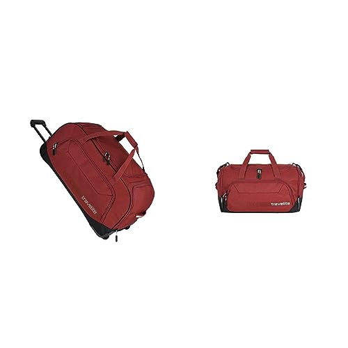 Travelite Trolley Reisetasche Größe XL & M: Praktische Reisetasche für Urlaub und Sport, 120/45 Liter, Rot Travelite Trolley Reisetasche Größe XL & M: Praktische Reisetasche für Urlaub und Sport, 120/45 Liter, Rot von Travelite