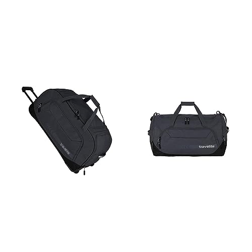 travelite Trolley Reisetasche Größe XL, Gepäck Serie Kick Off & große Reisetasche Größe L, Gepäck Serie Kick Off: Praktische Reisetasche für Urlaub und Sport, 60 cm, 73 Liter von Travelite