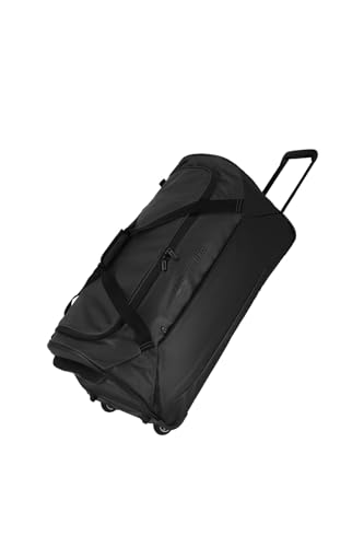 travelite Trolley Reisetasche mit Rollen aus wasserabweisendem Material, Basics Weichgepäck Rolltasche mit großem Hauptfach, 71 cm, 97 Liter von Travelite
