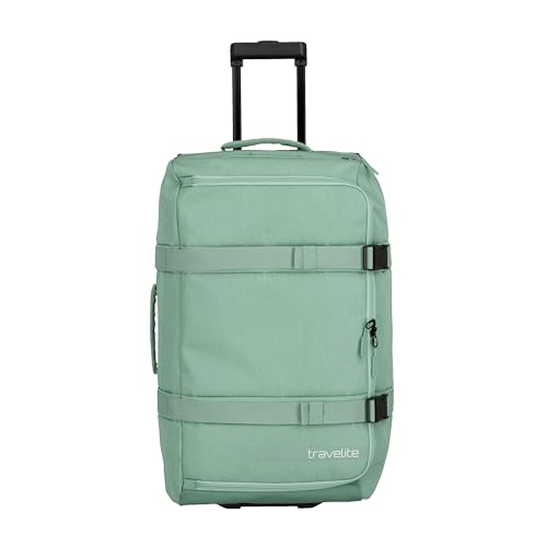 travelite Trolley Reisetasche mit Rollen mittelgroß, Kick Off, Praktische Rollenreisetasche für Urlaub und Sport, 68 cm, 65 Liter von Travelite