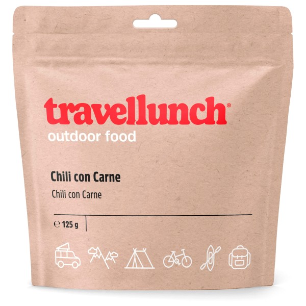 Travellunch - Chili con Carne mit Rindfleisch und Bohnen Gr 125 g von Travellunch