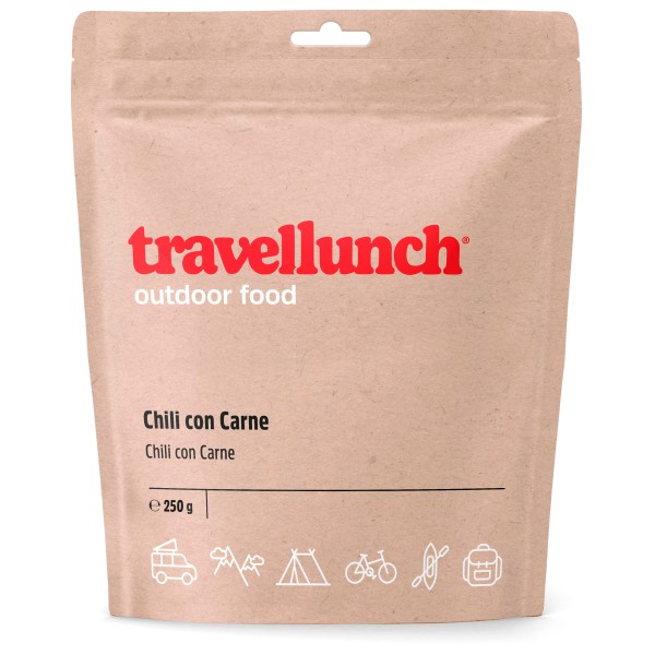 Travellunch - Chili con Carne mit Rindfleisch und Bohnen Gr 250 g von Travellunch