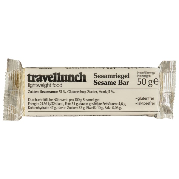 Travellunch - K4 Sesamriegel Gr 24 x 50 g Travellunch - K4 Sesamriegel Gr 24 x 50 g von Travellunch
