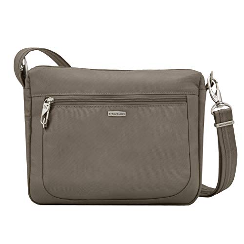 Travelon Classic Small E/W Crossbody Bag, Muskatnuss Travelon Classic Small E/W Crossbody Bag, Muskatnuss von Travelon
