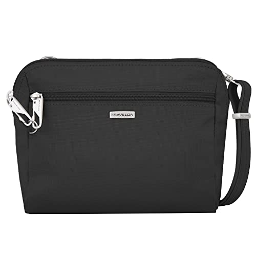 Travelon Damen Classic Convertible Crossbody & Gürteltasche, Schwarz, 8 x 7 x 2, Schwarz, 8 x 7 x 2, Travelon Classic Convertible Crossbody & Waist Pack von Travelon