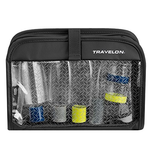 Travelon Wet Dry 1 Quart Tasche mit Kunststoff Flaschen, schwarz (schwarz) - 11024 500 von Travelon