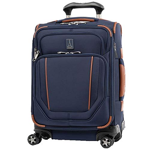 Travelpro Crew Versapack 73,7 cm erweiterbarer Spinner Suiter Koffer, Patriot Blue, Checked-Large 29-Inch, Crew Versapack Softside Erweiterbares Spinnrad Gepäck von Travelpro