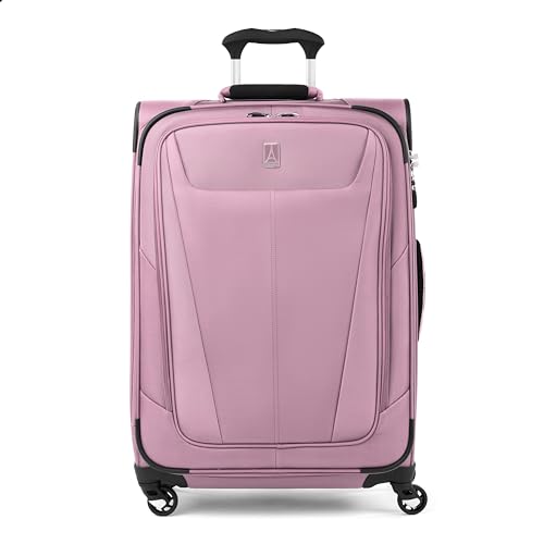Travelpro Maxlite 5 Softside erweiterbares aufgegebenes Gepäck mit 4 Spinnerrädern, Leichter Koffer, Herren und Damen, Orchideenrosa-Lila, kariert, mittelgroß, 69x47x30 cm Travelpro Maxlite 5 Softside erweiterbares aufgegebenes Gepäck mit 4 Spinnerrädern, Leichter Koffer, Herren und Damen, Orchideenrosa-Lila, kariert, mittelgroß, 69x47x30 cm von Travelpro