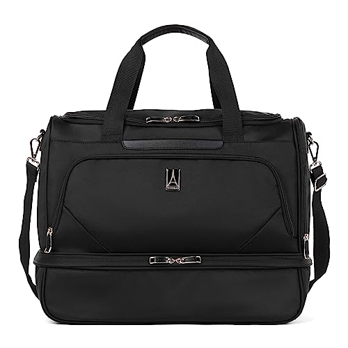 Travelpro Maxlite 5 Softside Handgepäck-Weekender mit abklappbarem Bodenfach, leichte Reisetasche für die Nacht, Herren und Damen, Schwarz, 40x48x23 cm Travelpro Maxlite 5 Softside Handgepäck-Weekender mit abklappbarem Bodenfach, leichte Reisetasche für die Nacht, Herren und Damen, Schwarz, 40x48x23 cm von Travelpro