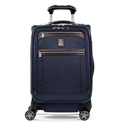 Travelpro Platinum Elite Softside Erweiterbares Gepäck, 8 Rollen Spinner Koffer, USB-Anschluss, passt bis zu 15 Zoll Laptop, Männer und Frauen, Business Plus, Reines Marineblau, Carry-On 20-Inch, Travelpro Platinum Elite Softside Erweiterbares Gepäck, 8 Rollen Spinner Koffer, USB-Anschluss, passt bis zu 15 Zoll Laptop, Männer und Frauen, Business Plus, Reines Marineblau, Carry-On 20-Inch, von Travelpro