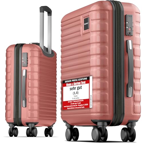 Travely Premium Handgepäck Koffer 55x40x20cm - passend für Ryanair, Lufthansa, Eurowings und co. I 36L Trolley Handgepäck mit sanften Rollen und praktischem TSA Schloss, Reisekoffer Travely Premium Handgepäck Koffer 55x40x20cm - passend für Ryanair, Lufthansa, Eurowings und co. I 36L Trolley Handgepäck mit sanften Rollen und praktischem TSA Schloss, Reisekoffer von Travely