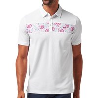 TravisMathew Good Flourish Halbarm Polo weiß von TravisMathew