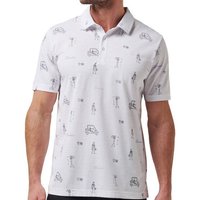TravisMathew Lost City Halbarm Polo weiß TravisMathew Lost City Halbarm Polo weiß von TravisMathew