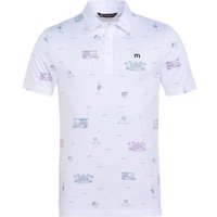 TravisMathew TIKI MAPES PRINT Halbarm Polo weiß TravisMathew TIKI MAPES PRINT Halbarm Polo weiß von TravisMathew