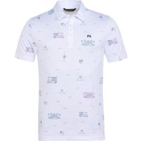 TravisMathew TIKI MAPES PRINT Halbarm Polo weiß von TravisMathew