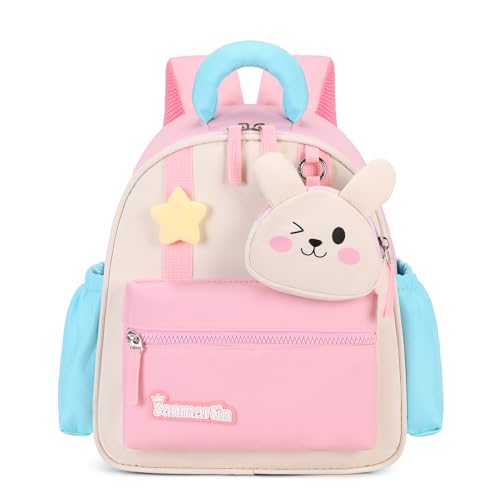 Rucksack Kinder ab 2 Jahre - Mädchen Kindergarten Backpack Niedlich Kleiner Schulrucksack Kindertasche Kita Rucksäcke für Reise Schwimm Freizeit Schule Camping Trekking - Rosa Rucksack Kinder ab 2 Jahre - Mädchen Kindergarten Backpack Niedlich Kleiner Schulrucksack Kindertasche Kita Rucksäcke für Reise Schwimm Freizeit Schule Camping Trekking - Rosa von Travistar