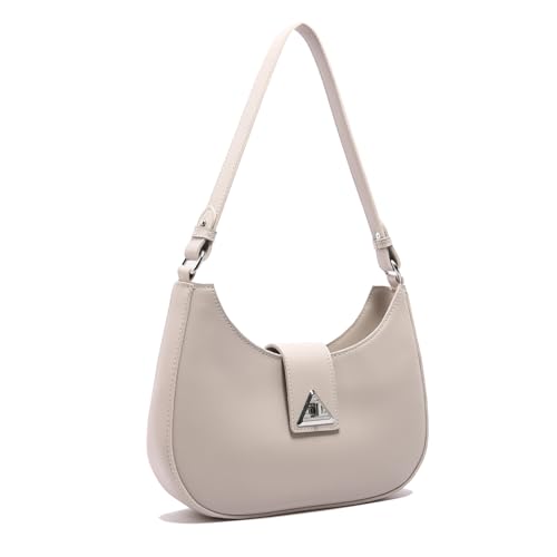 Travistar Handtasche Damen Elegant Schultertasche Damen Kleine Hobo Bag Y2k Tasche Veganes Leder Satteltasche Aesthetic Abendtasche Clutch mit Reißverschluss, Grau Umhängetasche für Teenager Mädchen Travistar Handtasche Damen Elegant Schultertasche Damen Kleine Hobo Bag Y2k Tasche Veganes Leder Satteltasche Aesthetic Abendtasche Clutch mit Reißverschluss, Grau Umhängetasche für Teenager Mädchen von Travistar