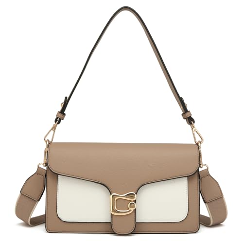 Travistar Handtasche Damen Klein Umhängetasche Damen PU Leder Crossbody Bag Damen Schultertasche Abendtasche Kupplung mit 2 Abnehmbar Breiter Gurt Kreditkartenfächer Khaki Travistar Handtasche Damen Klein Umhängetasche Damen PU Leder Crossbody Bag Damen Schultertasche Abendtasche Kupplung mit 2 Abnehmbar Breiter Gurt Kreditkartenfächer Khaki von Travistar