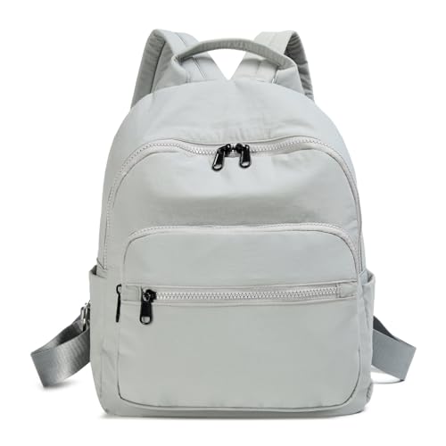 Travistar Rucksack Damen Klein Elegant Cityrucksack Modern Damenrucksack 2 in 1 Rucksacktasche Nylon Schultertasche Kleiner Anti Diebstahl Tagesrucksack für Lässig Travel Arbeit Schule von Travistar