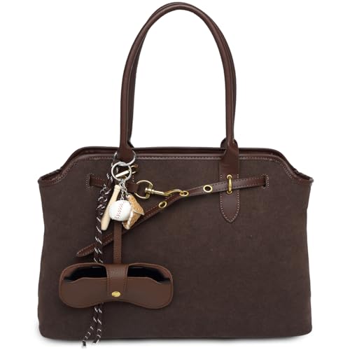 Travistar Wildleder Handtasche Damen Mittelgroß Shopper Tasche Damen Elegant Schultertasche Damen Retro Tote Bag Tragetasche Kunstleder Henkeltaschen Umhängetasche für Arbeit Schule Shopping Weekender von Travistar