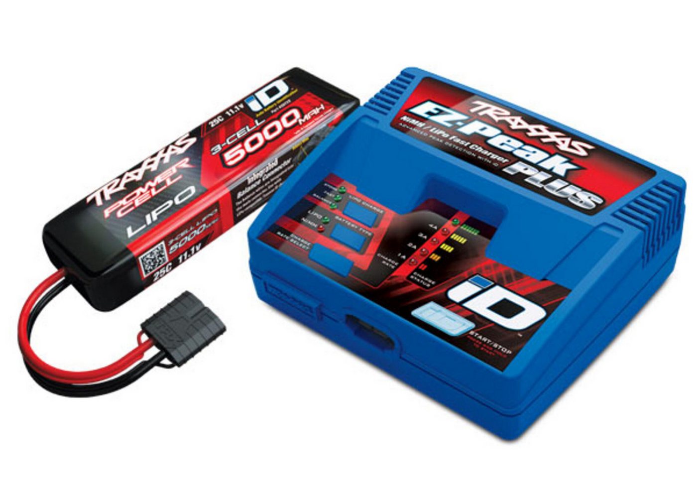 Traxxas Traxxas RC Ladegerät EZ Peak Plus 4A & LiPo 5000mAh 3S 25C Set RC-Ladegerät von Traxxas