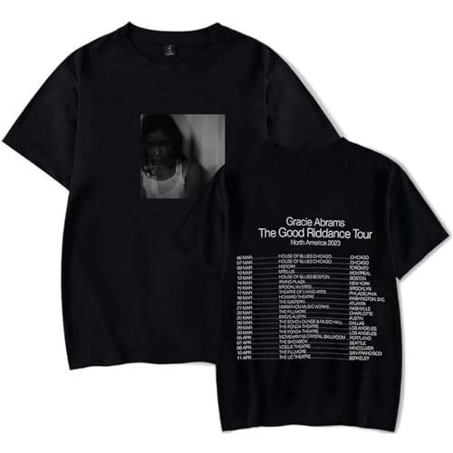 Gracie Abrams Good Riddance Tour Merch T-Shirt Mode Gedruckte T-Shirts Baumwolle Top Übergröße Einzigartig Kurzarm Streetwear Für Männer Frauen XS~4XL-Black||XS Gracie Abrams Good Riddance Tour Merch T-Shirt Mode Gedruckte T-Shirts Baumwolle Top Übergröße Einzigartig Kurzarm Streetwear Für Männer Frauen XS~4XL-Black||XS von Trconk