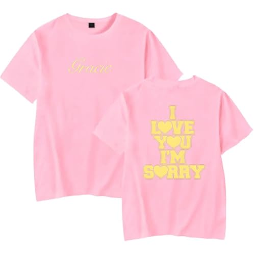 Gracie Abrams I Love You I'm Sorry T-Shirts Frauen Männer Sommer Baumwolle Gedruckt Kurzarm Mode Unisex T-Shirt XS~4XL-Black||XS Gracie Abrams I Love You I'm Sorry T-Shirts Frauen Männer Sommer Baumwolle Gedruckt Kurzarm Mode Unisex T-Shirt XS~4XL-Black||XS von Trconk
