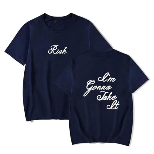 Gracie Abrams Risk Merch T-Shirt Unisex Baumwolle Kurzarm Tops Mode Lose T-Shirts Paar Kleidung Für Männer Frauen XS~4XL-Black||XS Gracie Abrams Risk Merch T-Shirt Unisex Baumwolle Kurzarm Tops Mode Lose T-Shirts Paar Kleidung Für Männer Frauen XS~4XL-Black||XS von Trconk