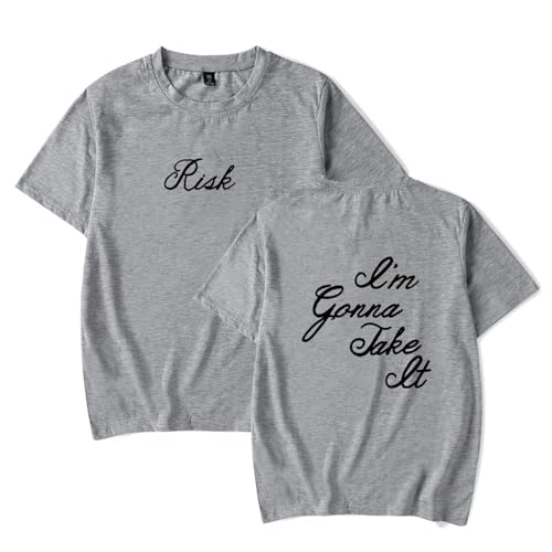 Gracie Abrams Risk Merch T-Shirt Unisex Baumwolle Kurzarm Tops Mode Lose T-Shirts Paar Kleidung Für Männer Frauen XS~4XL-Black||XS Gracie Abrams Risk Merch T-Shirt Unisex Baumwolle Kurzarm Tops Mode Lose T-Shirts Paar Kleidung Für Männer Frauen XS~4XL-Black||XS von Trconk