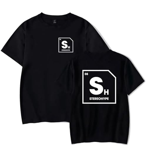 James Hype Merch T-Shirt Männer Frauen Sommer Baumwolle KurzarmTop Unisex Gedruckt Paar T-Shirts XS~4XL-Black||XS James Hype Merch T-Shirt Männer Frauen Sommer Baumwolle KurzarmTop Unisex Gedruckt Paar T-Shirts XS~4XL-Black||XS von Trconk
