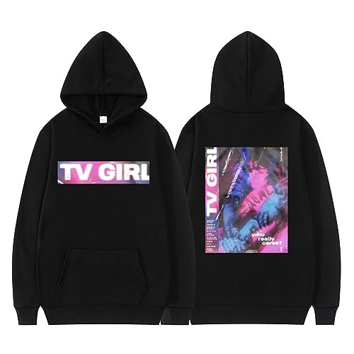 Kapuzenpullover TV Girl Bequem Bedruckt Kapuzenpullover Straßenkleidung Männer Frauen Lässig Lose Sweatshirt Neutral Mode Pullover Langärmelig Oberteile-Black||XXS Kapuzenpullover TV Girl Bequem Bedruckt Kapuzenpullover Straßenkleidung Männer Frauen Lässig Lose Sweatshirt Neutral Mode Pullover Langärmelig Oberteile-Black||XXS von Trconk
