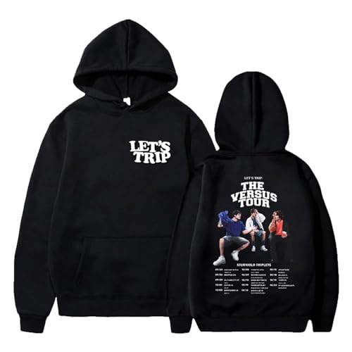Sturniolo Triplets Merch 2D Kapuzenpullover Herren Damen Bedruckt Lässig Langarm Sweatshirt Unisex Einzigartig Pullover Hoodies Oberteile-Black||XXS Sturniolo Triplets Merch 2D Kapuzenpullover Herren Damen Bedruckt Lässig Langarm Sweatshirt Unisex Einzigartig Pullover Hoodies Oberteile-Black||XXS von Trconk